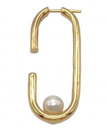 MARIA BLACK（マリアブラック）の古着「OVAL WITH PEARL」