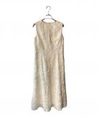 Maglie le cassettoマーリエ ル カセット）の古着「3D刺繍レースワンピース」｜ホワイト