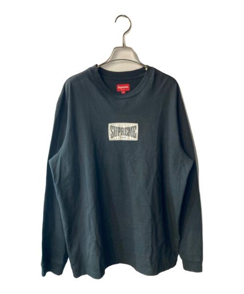 SUPREME（シュプリーム）Supreme (シュプリーム) WOVEN LABEL L/S TOP ブラック サイズ:Mの古着・服飾アイテム