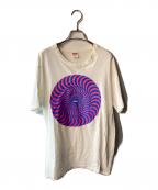 SUPREMEシュプリーム）の古着「Spitfire Classic Swirl Tee」｜ホワイト