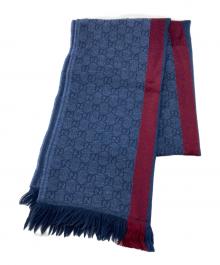 GUCCI（グッチ）の古着「ストール」｜ネイビー