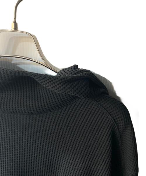 Snow peak（スノーピーク）snow peak (スノーピーク) Dry Waffle Hoodie ブラック サイズ:XLの古着・服飾アイテム