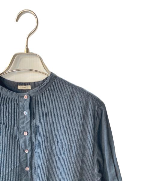 IENA（イエナ）IENA (イエナ) コットンボイルピンタックシャツワンピース ブラック サイズ:freeの古着・服飾アイテム