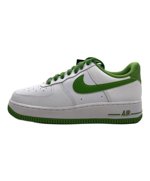 NIKE（ナイキ）NIKE (ナイキ) AIR FORCE 1 '07 ホワイト×グリーン サイズ:24.5㎝の古着・服飾アイテム