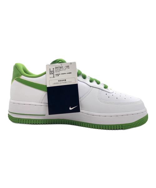 NIKE（ナイキ）NIKE (ナイキ) AIR FORCE 1 '07 ホワイト×グリーン サイズ:24.5㎝の古着・服飾アイテム
