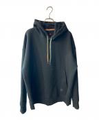 PAUL SMITHポールスミス）の古着「プルオーバーパーカー」｜ブラック