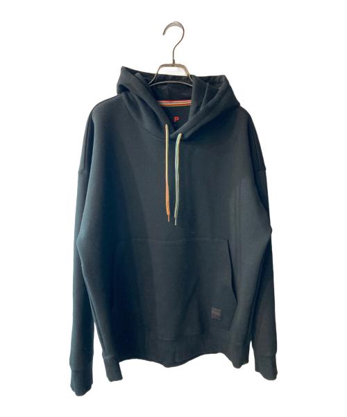 PAUL SMITH（ポールスミス）PAUL SMITH (ポールスミス) プルオーバーパーカー ブラック サイズ:Mの古着・服飾アイテム