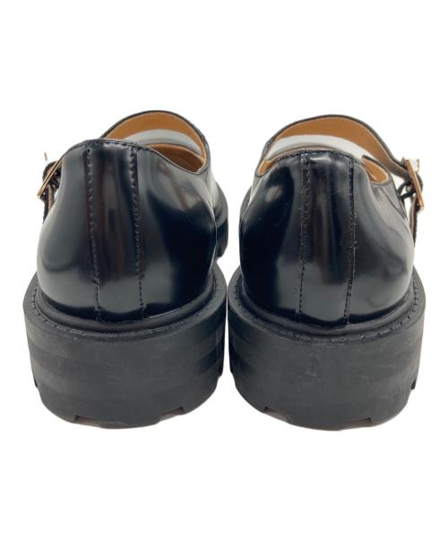 ARTESANOS（アルテサノス）ARTESANOS (アルテサノス) 厚底ストラップシューズ ブラック サイズ:39の古着・服飾アイテム