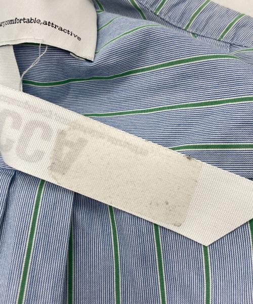 ticca（ティッカ）TICCA (ティッカ) ストライプシャツワンピース スカイブルー サイズ:freeの古着・服飾アイテム