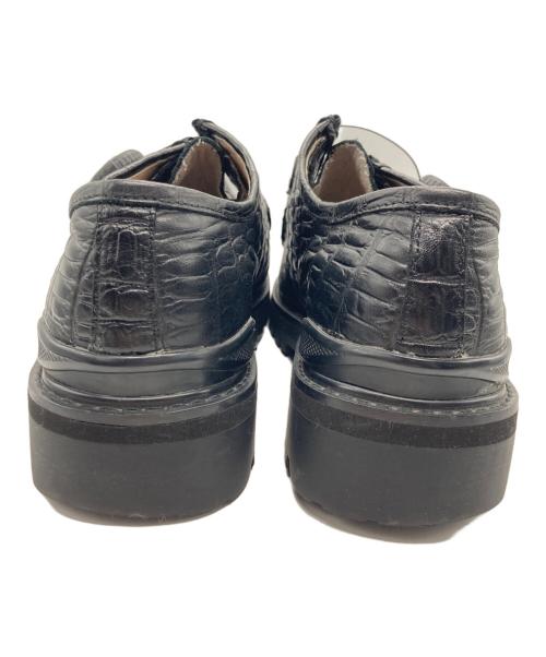 STEVEN ALAN（スティーブンアラン）STEVEN ALAN (スティーブンアラン) PG (ピージー) KNOCK BLACK LEATHER PLAYGROUND ブラック サイズ:42の古着・服飾アイテム