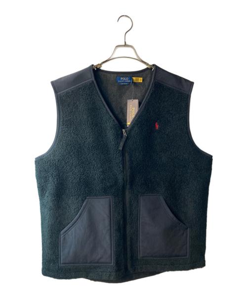 POLO RALPH LAUREN（ポロ・ラルフローレン）POLO RALPH LAUREN (ポロ・ラルフローレン) GILETM3-VEST ブラック サイズ:XL 未使用品の古着・服飾アイテム
