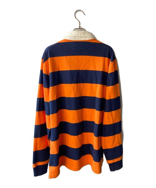 POLO RALPH LAUREN（ポロ・ラルフローレン）POLO RALPH LAUREN (ポロ・ラルフローレン) ラガーシャツ ネイビー×オレンジ サイズ:L 未使用品の古着・服飾アイテム