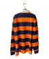 POLO RALPH LAUREN (ポロ・ラルフローレン) ラガーシャツ ネイビー×オレンジ サイズ:L 未使用品：6000円