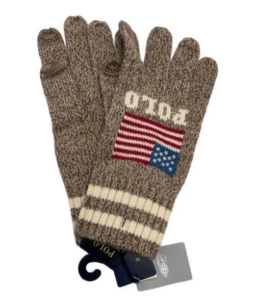 POLO RALPH LAUREN（ポロ・ラルフローレン）POLO RALPH LAUREN (ポロ・ラルフローレン) 手袋 ベージュ 未使用品の古着・服飾アイテム