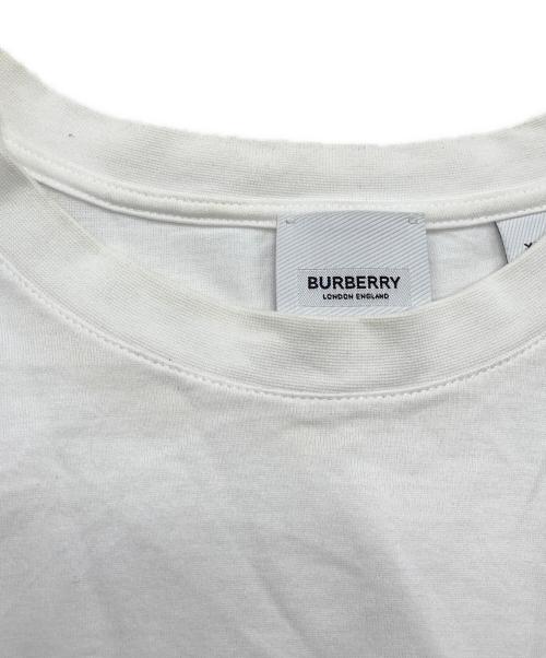 BURBERRY（バーバリー）BURBERRY (バーバリー) Horse Ferry Print Cotton Tee ホワイト サイズ:XLの古着・服飾アイテム