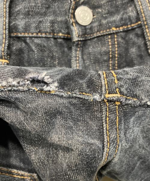 45R（フォーティファイブ・アール）45R (フォーティファイブ・アール) デニムパンツ ブラック サイズ:W30の古着・服飾アイテム