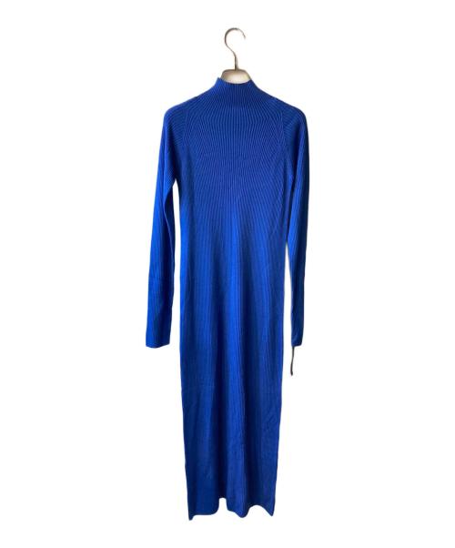 JOSE MOON（ジョゼムーン）JOSE MOON (ジョゼムーン) WHOLEGARMENT KINT DRESS ブルー サイズ:free 未使用品の古着・服飾アイテム