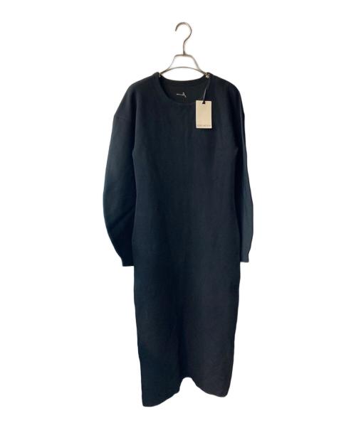 JOSE MOON（ジョゼムーン）JOSE MOON (ジョゼムーン) CURVE SLEEVE KNIT DRESS ブラック サイズ:free 未使用品の古着・服飾アイテム