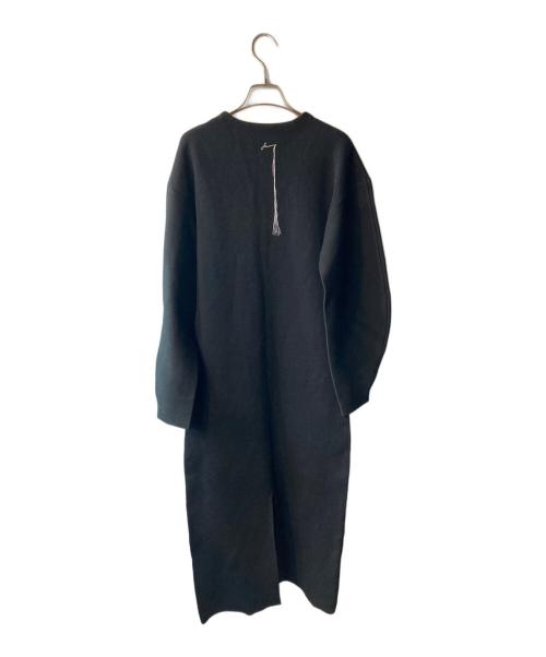 JOSE MOON（ジョゼムーン）JOSE MOON (ジョゼムーン) CURVE SLEEVE KNIT DRESS ブラック サイズ:free 未使用品の古着・服飾アイテム