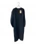 JOSE MOON（ジョゼムーン）の古着「CURVE SLEEVE KNIT DRESS」｜ブラック