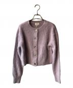 LANVIN en Bleuランバンオンブルー）の古着「ショートカーディガン」｜ピンク