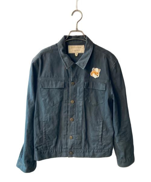 maison kitsune（メゾンキツネ）MAISON KITSUNE (メゾンキツネ) トラックジャケット ブラック サイズ:Mの古着・服飾アイテム