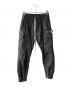 RICK OWENS（リックオウエンス）の古着「BAUHAUS CARGO PANT」｜ブラック