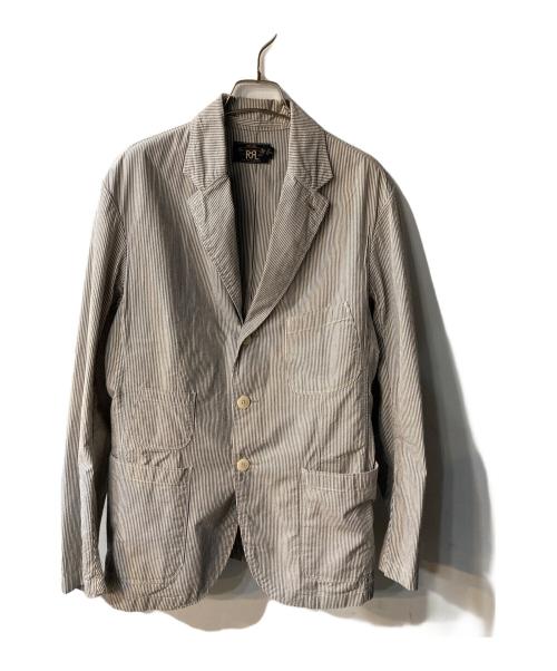 RRL（ダブルアールエル）RRL (ダブルアールエル) シアサッカーテーラードジャケット グレー サイズ:Sの古着・服飾アイテム