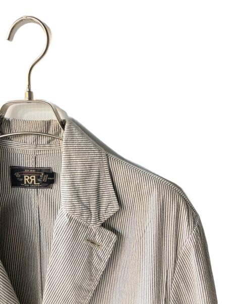 RRL（ダブルアールエル）RRL (ダブルアールエル) シアサッカーテーラードジャケット グレー サイズ:Sの古着・服飾アイテム