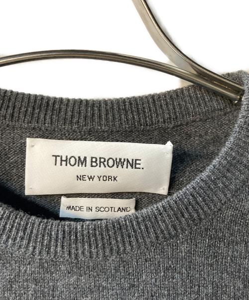 Thom Browne（トムブラウン）Thom Browne (トムブラウン) Cashmere Sweater グレー サイズ:Mの古着・服飾アイテム