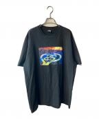 stussyステューシー）の古着「プリントTシャツ」｜ブラック