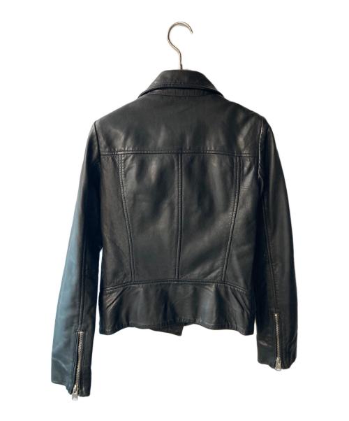 ALL SAINTS（オールセインツ）ALL SAINTS (オールセインツ) ラムレザージャケット ブラック サイズ:32の古着・服飾アイテム