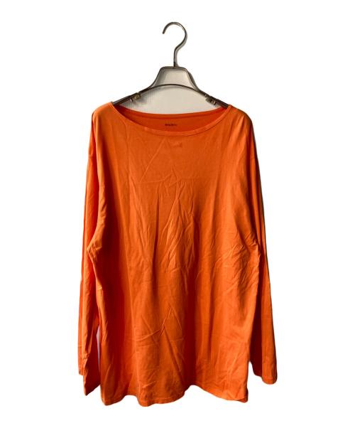 BISOWN（ビソウン）bisown (BISOWN) BASQUE TEEロングスリーブTシャツ オレンジ サイズ:4の古着・服飾アイテム
