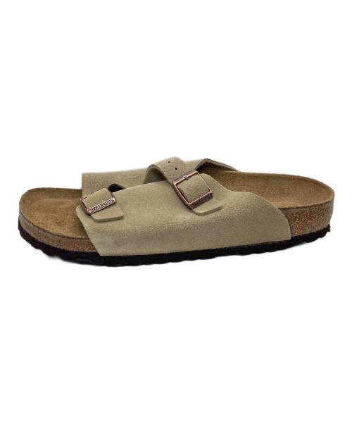 BIRKENSTOCK（ビルケンシュトック）BIRKENSTOCK (ビルケンシュトック) ZURICH SB ベージュ サイズ:43の古着・服飾アイテム