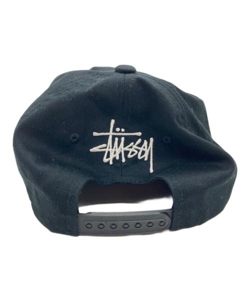 stussy（ステューシー）stussy (ステューシー) キャップ ブラック×レッドの古着・服飾アイテム