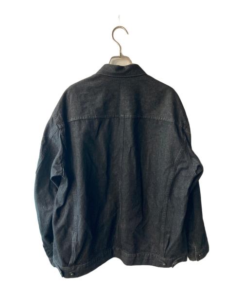 Adam et Rope（アダム エ ロペ）Adam et Rope (アダム エ ロペ) ビックシルエット デニムジャケット ブラック サイズ:XLの古着・服飾アイテム