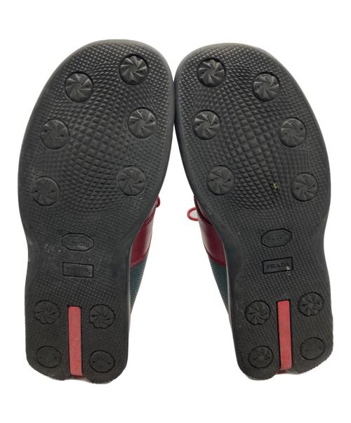 PRADA SPORTS（プラダスポーツ）PRADA SPORTS (プラダスポーツ) ローカットスニーカー レッド サイズ:7の古着・服飾アイテム