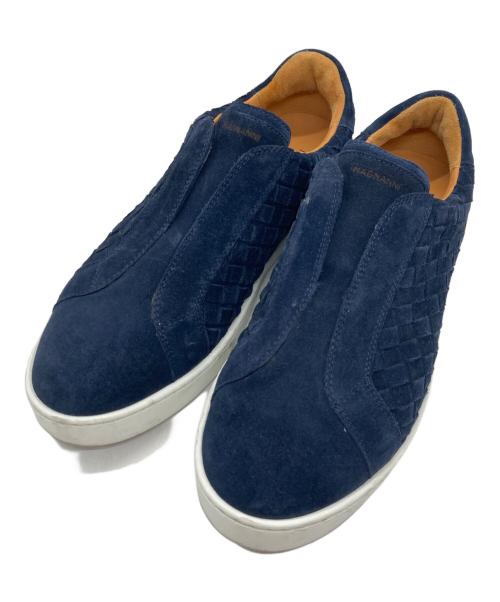 MAGNANNI（マグナーニ）MAGNANNI (マグナーニ) スウェードスリッポンスニーカー ネイビー サイズ:41の古着・服飾アイテム