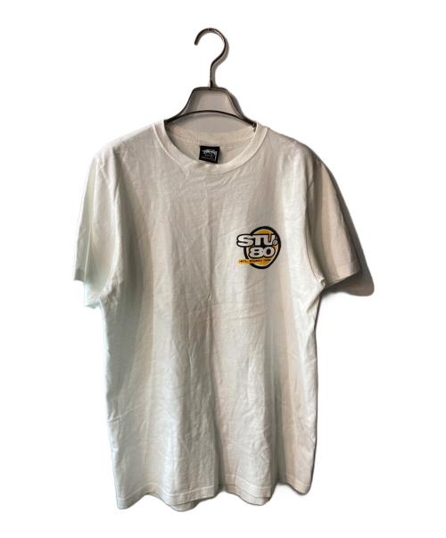 stussy（ステューシー）stussy (ステューシー) プリントTシャツ ホワイト サイズ:Sの古着・服飾アイテム