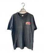 stussyステューシー）の古着「80s プリントTシャツ」｜ブラック