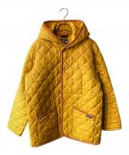 LAVENHAMラベンハム）の古着「キルティングフーデッドジャケット」｜イエロー