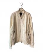 BOSSボス）の古着「シアサッカーブルゾン」｜ホワイト