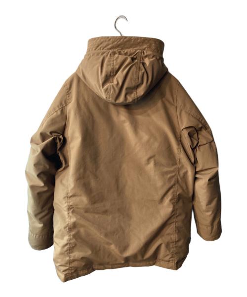 nano・universe（ナノ・ユニバース）nano・universe (ナノ・ユニバース) スポーティーフードダウン ブラウン サイズ:Lの古着・服飾アイテム