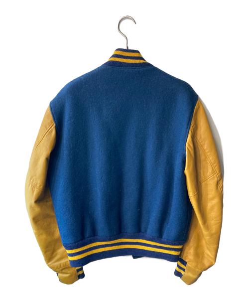 Golden Bear（ゴールデンベア）Golden Bear (ゴールデンベア) スタジャン イエロー×ネイビー サイズ:Sの古着・服飾アイテム