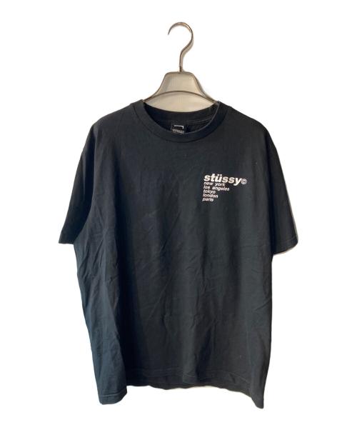 stussy（ステューシー）stussy (ステューシー) STRAWBERRY TEE ブラック サイズ:Lの古着・服飾アイテム
