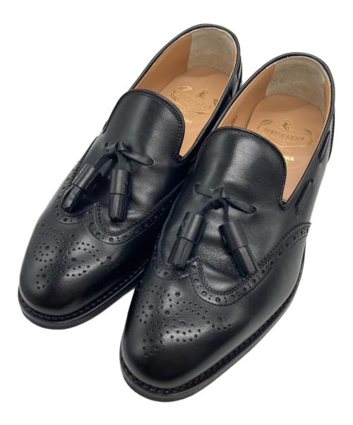 SCOTCH GRAIN（スコッチグレイン）SCOTCH GRAIN (スコッチグレイン) タッセルローファー ブラック サイズ:25.5㎝の古着・服飾アイテム