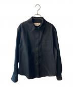 MARNIマルニ）の古着「ブラックデニムシャツ」｜ブラック