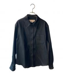 MARNI（マルニ）の古着「ブラックデニムシャツ」｜ブラック