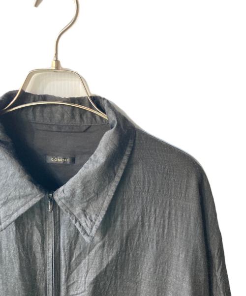 COMOLI（コモリ）COMOLI (コモリ) ウールシルクスイングトップ ブラック サイズ:2の古着・服飾アイテム