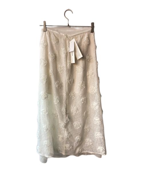 Lily Brown（リリーブラウン）Lily Brown (リリーブラウン) スカート ホワイト サイズ:S 未使用品の古着・服飾アイテム